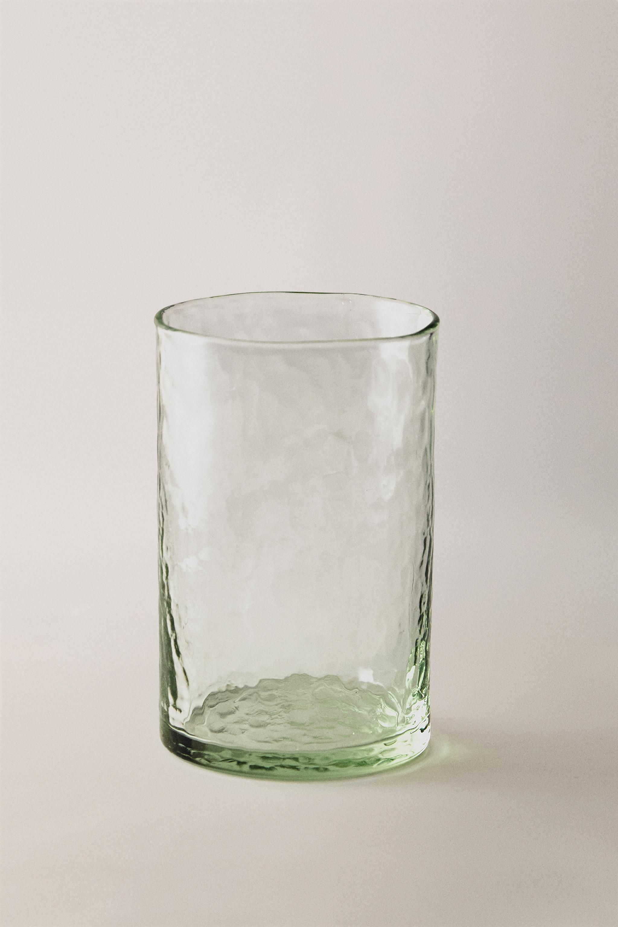 VERRE À SODA EFFET MARTELÉ